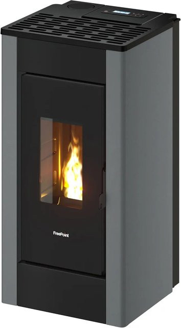 Freepoint Pelletofen Sharp 7 in Titangrau mit 7 kW Leistung und WLAN-Funktion - Bild 1