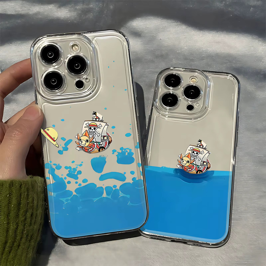 Transparente TPU-Schutzhülle im One Piece Luffy Design für Samsung Galaxy S26 S25 S24 S23 S22 S21 S20 FE Note20 Plus Ultra Lite Edge 5G - Bild 2