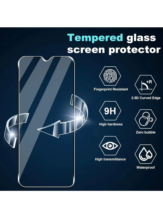 2 Stück Ultra-Klarer Gehärteter Glas-Displayschutz für Samsung Galaxy A56 A55 A53 A25 A17 A26 A35 A54, Transparent - Bild 6