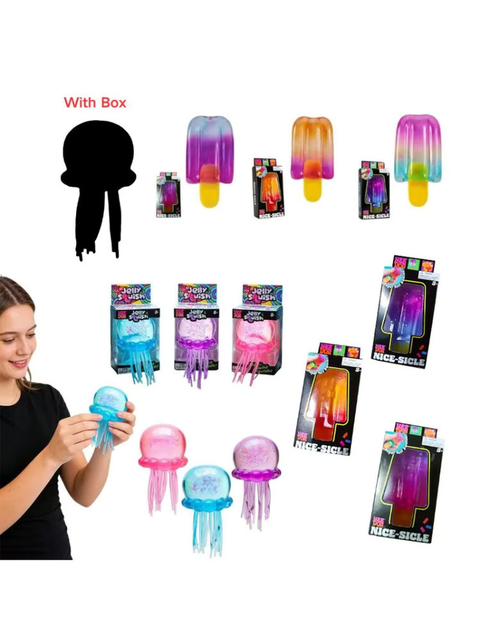 Schylling Quallen- & Eiscreme-Squishy-Blindbox, Spielzeug, ab 3 Jahren - Bild 6