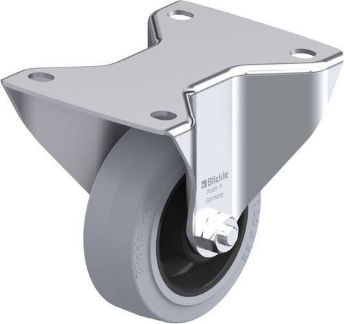 Blickle Bockrolle Rad-Durchmesser: 100mm Tragfähigkeit (max.): 200kg in Schwarz, Grau und Blau aus Stahl - Bild 1