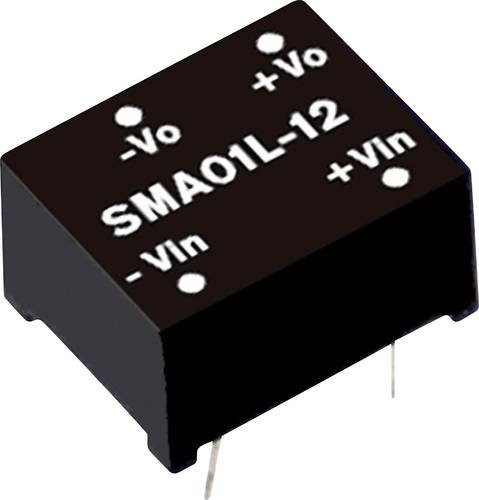 Mean Well MW SMA01N-12 DC/DC-Wandler 1W in Schwarz - Bild 1