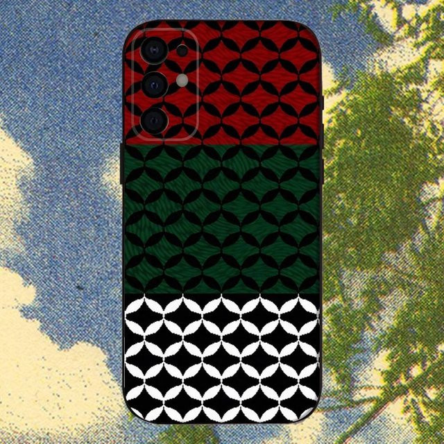 P-Palestine-S Hattah Keffiyeh Handyhülle für Samsung Galaxy S25 S24 S23 S22 S21 S20 Ultra Plus FE Note in Schwarz und Multicolour - Bild 1