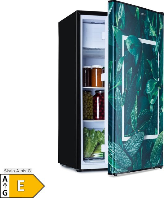 Klarstein Kühl-Gefrier-Kombination in Multicolour mit 79l Volumen und 9l Gefrierfach, EEK E - Bild 1
