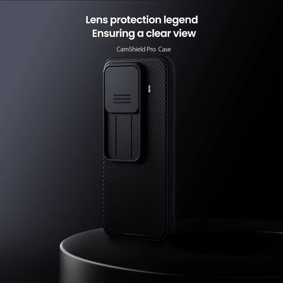 Nillkin Camshield Pro Schutzhülle für Xiaomi 17T Pro / 17T 5G mit Kameraabdeckung und Schiebeobjektiv, Schwarz - Bild 3