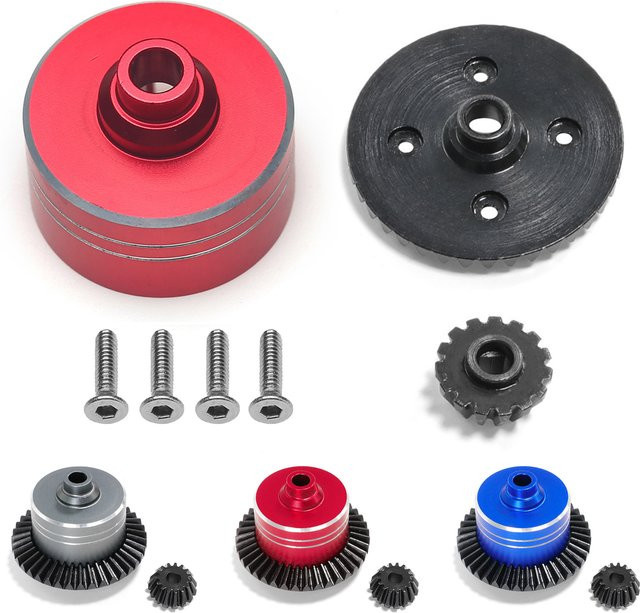 TAMIYA Metall-Diff-Gehäuse-Differentialgetriebesatz, Blau - Bild 1
