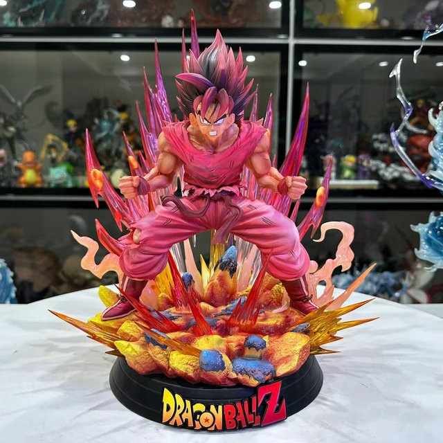 Bandai Dragon Ball Z Anime Figur Kaiouken Goku Actionfigur aus PVC, Höhe: 38 cm - Bild 1