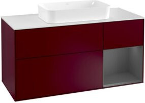 V&B Waschtischunterschrank Finion in Anthrazit, Breite: 120 cm, Tiefe: 50,1 cm, Höhe: 50,1 cm - Bild 1