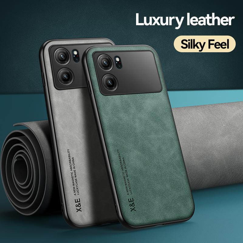 Leder-Telefonhülle mit integriertem magnetischem Stand für Realme GT Master Edition 5G in Grau - Bild 2