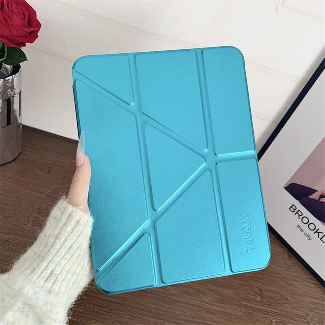 Samsung Galaxy Tab A9 Plus A11 Tablet Hülle mit Y-Fold Ständer in Blau - Bild 1
