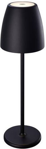 Megatron TAVOLA Akku Tischleuchte Schwarz mit dimmbarer LED und Warmweiß 2700K IP54 für Innen und Außen - Bild 1
