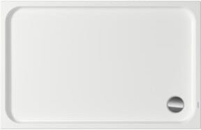 Duravit Rechteck-Duschwanne D-Code aus Acryl in Weiß, B/T/H: 140 x 90 x 8,5 cm - Bild 1