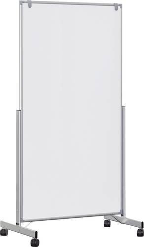 Mobiles Whiteboard Maul MAULpro easy2move, beidseitig nutzbar und magnethaftend, Farbe Weiß, B: 100 cm, H: 180 cm - Bild 1