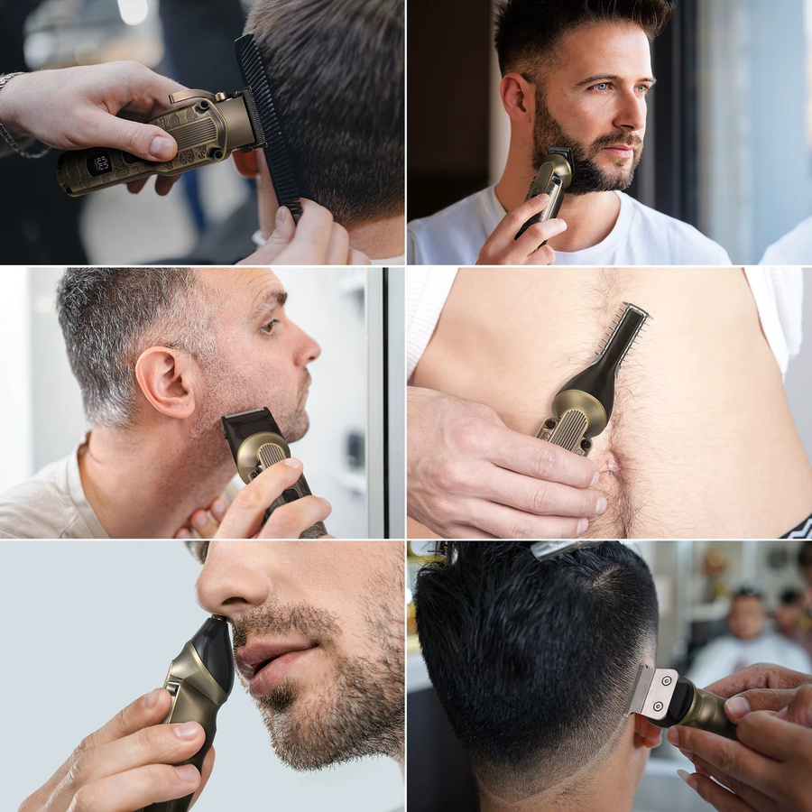 Scttomon Elektrisches Haarschneider-Set, 2-teiliges Styling-Kit - Bild 8