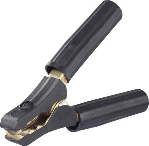 TRU Components Ladezange Schwarz mit Messinganschlüssen max. 1000 A/30 V/DC Schraubanschluss - Bild 1