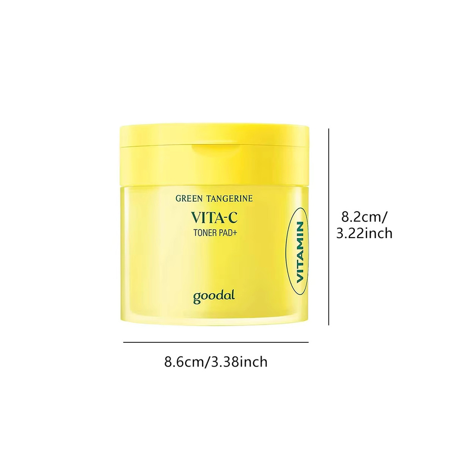 GOODAL Green Tangerine Vita C Toner Pad, 140 ml, Vitamin C - Bild 2
