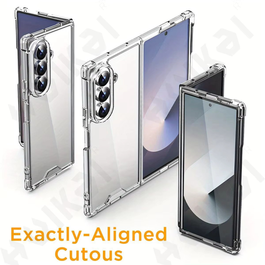 Stoßfeste MagSafe Schutzhülle für Samsung Galaxy Z Fold (kompatibel mit Fold 8, 7, 6, 5, 4, 3) aus transparentem TPU Silikon - Bild 4
