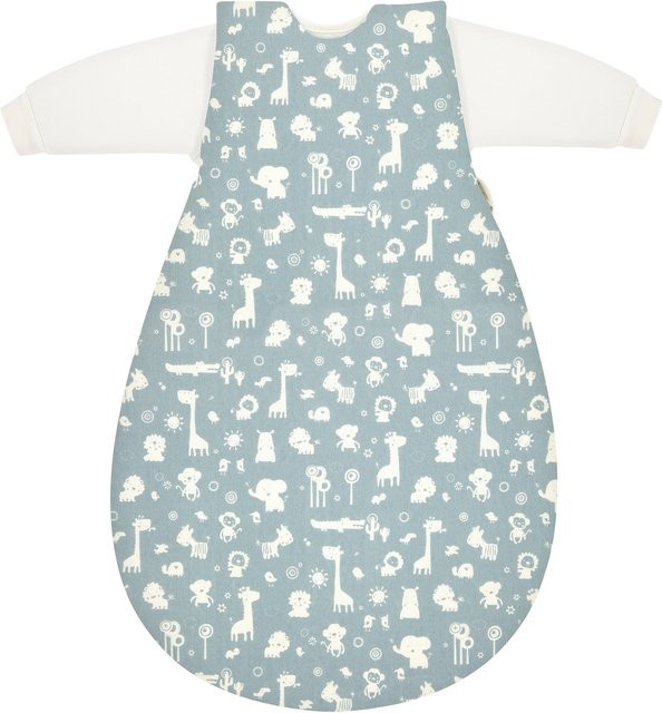 Alvi Baby-Mäxchen 3-teiliges Ganzjahresschlafsack mit 2.5 TOG in Blau aus Baumwolle - Bild 1