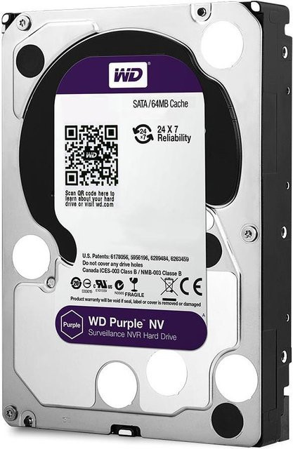 Western Digital Purple NV 8000GB Interne SATA III HDD Festplatte 3.5 Zoll - Bild 1