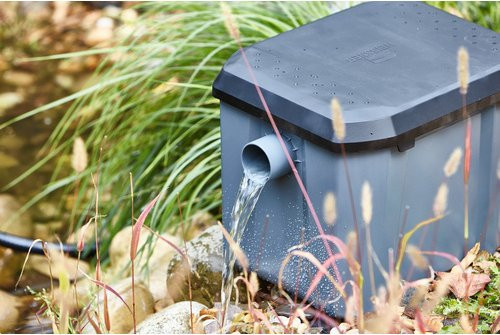 Heissner Teichfilter Durchlauffilter Flow Filter, grau, B/T/H: 30 x 40 x 39 cm, 8 m³/h - Bild 1