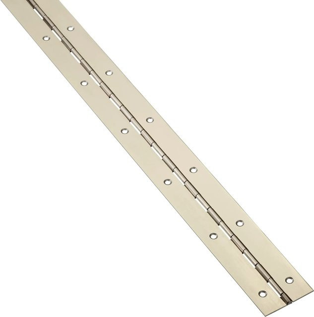 SO-TECH Stangenscharnier in Edelstahloptik, Farbe: Silber, Länge: 1000 cm, Breite: 40 cm, Höhe: 0,7 mm - Bild 1