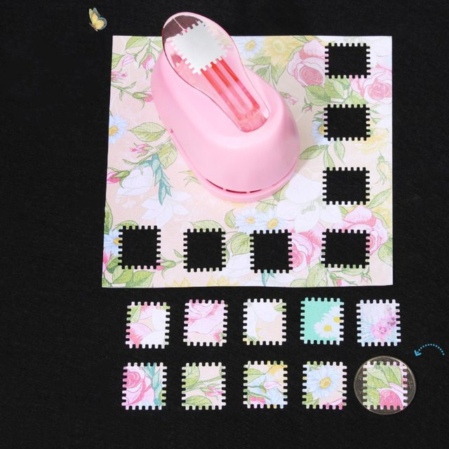 Hochwertige DIY-Bastelstempel-Randstanze aus Kunststoff für handgefertigte Stempelprägung - Bild 1