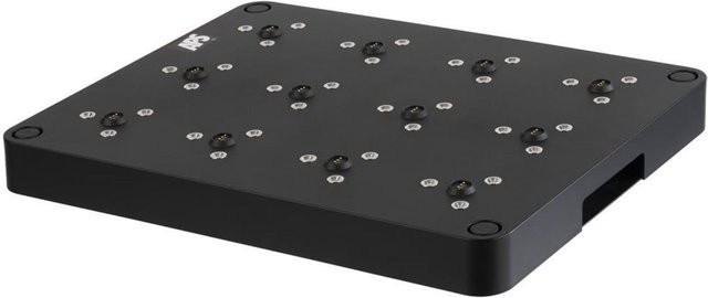 APS 12-fach Ladestation für Akkutischleuchten (max. Ø 9 cm), schwarz, B: 33 cm, T: 43 cm, H: 4,5 cm - Bild 1