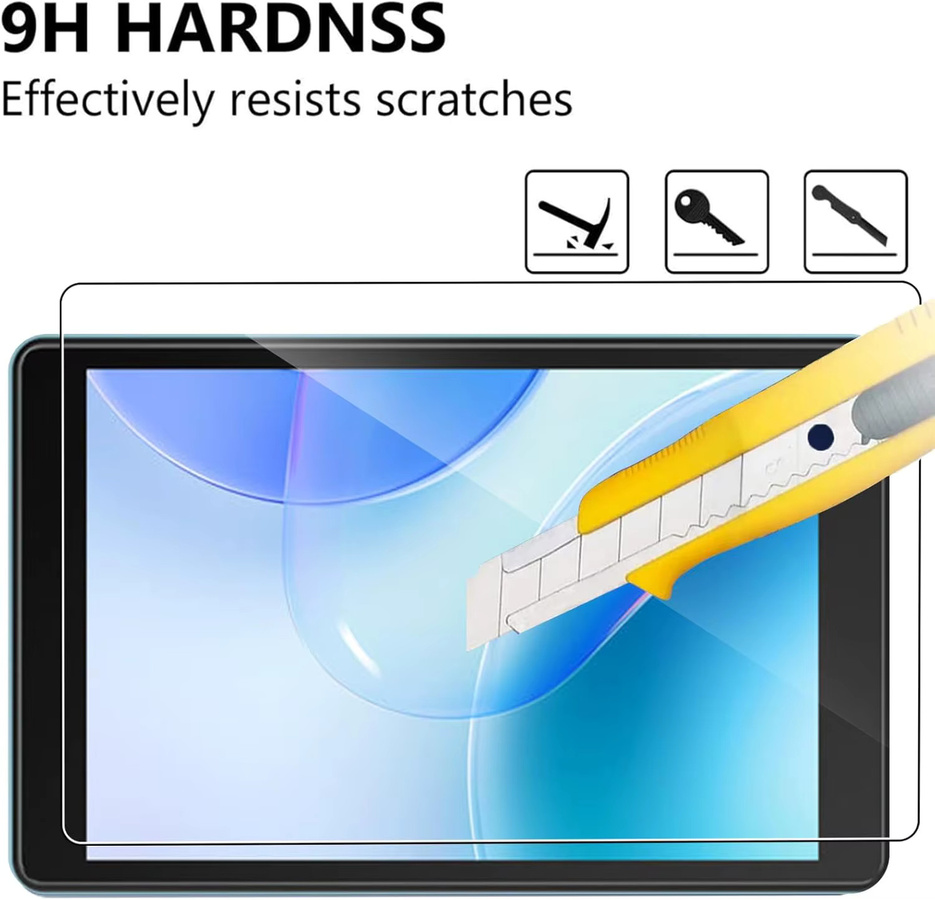 Blackview Displayschutzfolie aus gehärtetem Glas für Tab 5 und Tab 50 WiFi, 8,0 Zoll, 9H kratzfest, HD klar und anti-fingerabdruckbehaftet - Bild 3
