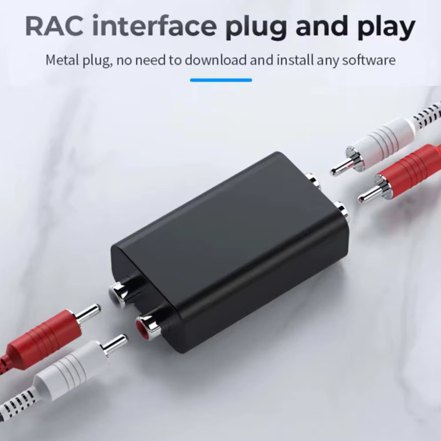 kebidumei RCA Audio Noise Filter Black zur Beseitigung von Störungen und Bodenbrummen für dein Home Stereo oder Auto Audio System - Bild 5