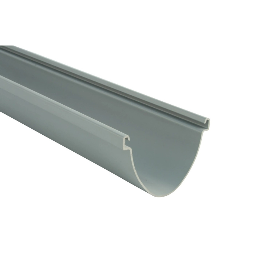 Marley Duplex-Dachrinne RG 80 halbrund aus PVC in Grau, Länge: 2 m - Bild 2