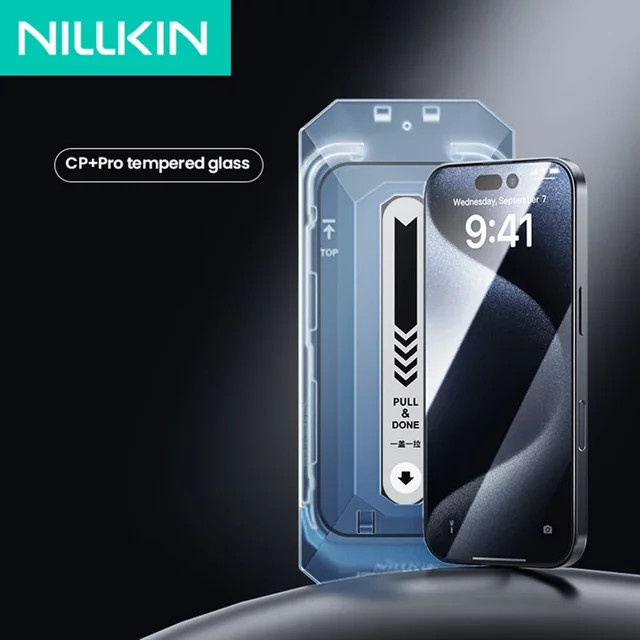 Nillkin CP+PRO Panzerglas Displayschutzfolie für iPhone 16 Pro Max und iPhone 16 Plus, transparent, 0,3 mm - Bild 1
