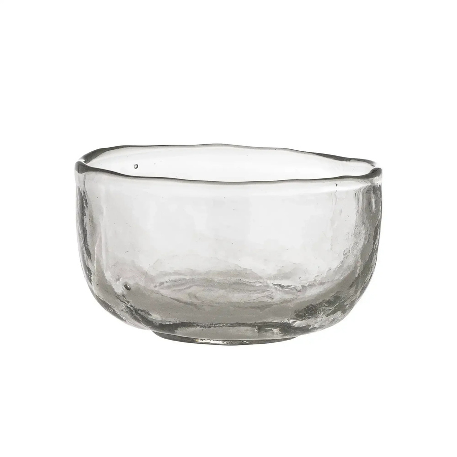 Bloomingville Schale Lenka aus recyceltem Glas in Transparent, Durchmesser: 12 cm - Bild 1