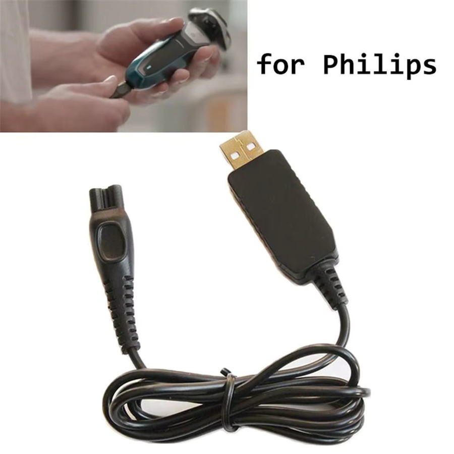 LONGPEAN USB-Ladegerät für Rasierer in Schwarz, kompatibel mit QP2530 und HQ850 - Bild 2