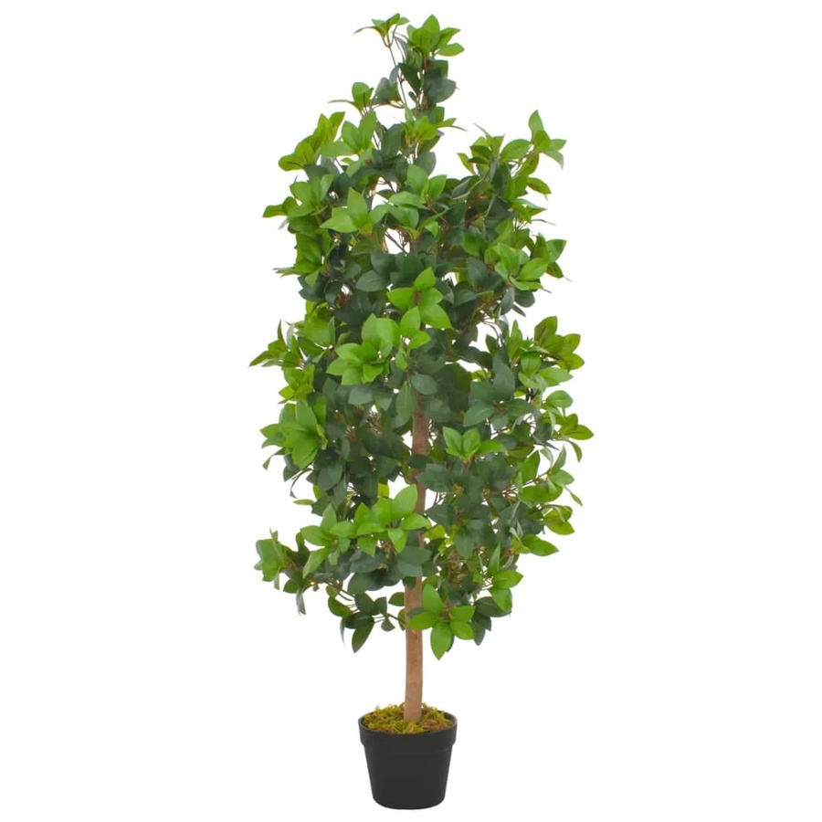 furnicato Künstlicher Lorbeerbaum in Grün mit Topf, Höhe: 120 cm - Bild 2