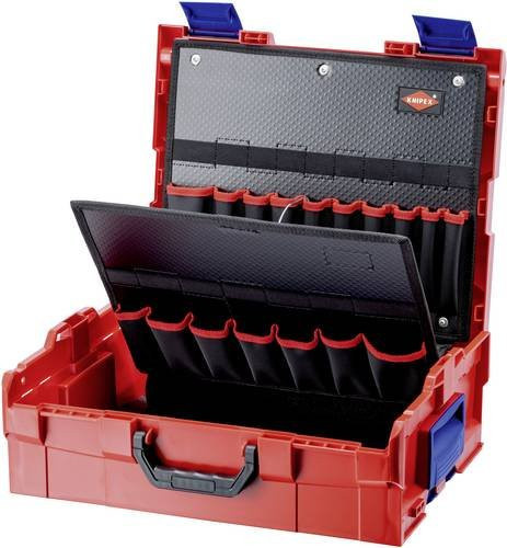 Knipex L-BOXX 00 21 19 LB Maschinenkoffer aus Kunststoff, Rot, B/T/H: 35,7 x 44,2 x 15,1 cm - Bild 1