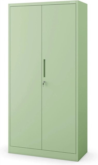 Jan Nowak Mehrzweckschrank Dawid Abschließbar Pastellgrün H: 185 cm, B: 90 cm, T: 45 cm - Bild 1