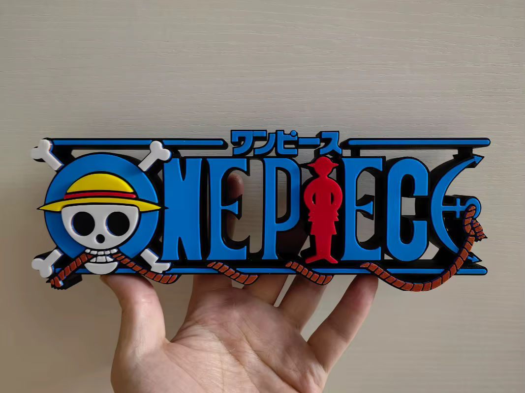 Bandai One Piece 3D Logo Standfigur aus Kunststoff, mehrfarbig - Bild 5