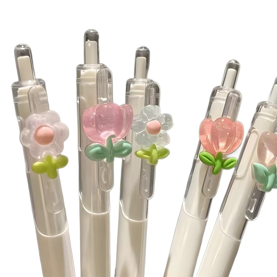 5er-Pack florale Stifte-Set mit 0,5 mm Spitze, schnell trocknende Tinte in Mehrfarben - Bild 3
