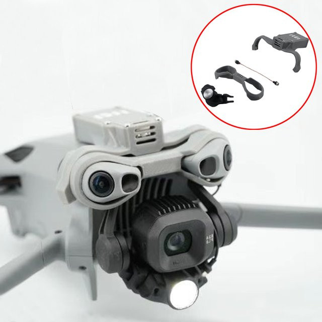 DJI Mini 5 Pro RC Drone Gimbal-Tracking-Licht in Schwarz als Upgrade-Zubehör mit hoher Helligkeit und Schnappinstallation - Bild 1