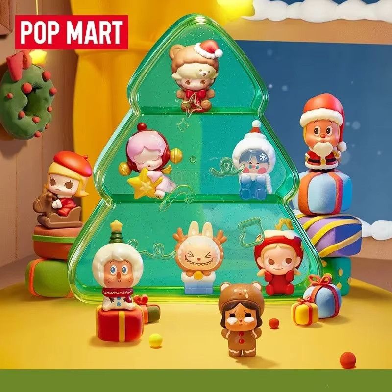 POP MART POP BEAN Weihnachten Mystery Box Blind Box Spielzeugfiguren Multicolor - Bild 3