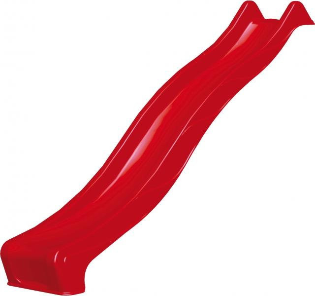 Intergard Spielgerät mit Wellenrutsche aus HDPE-Kunststoff in Rot - Bild 1