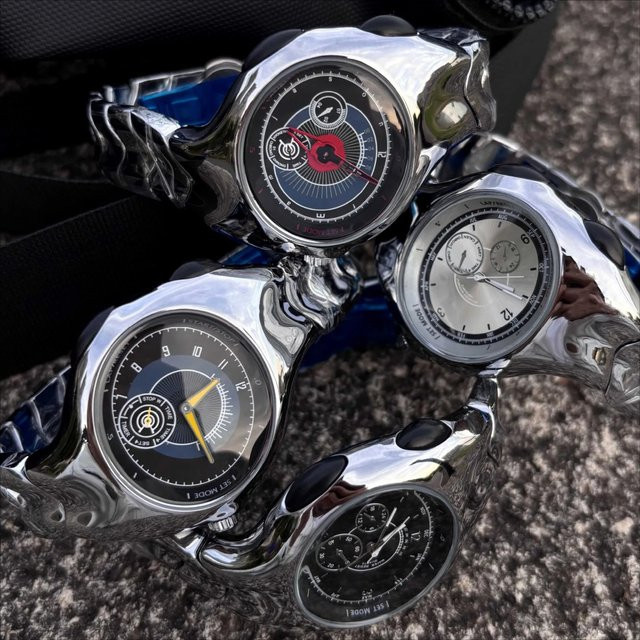 STARPERISH Armbanduhr Quarz, Edelstahl, Silber, Oval, Herren - Bild 1
