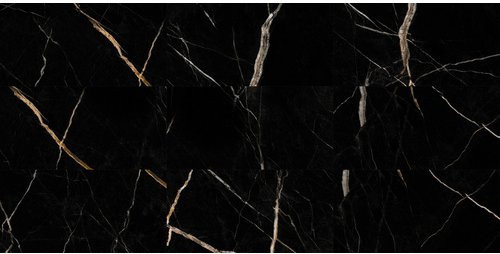 VILO SPC Wandverkleidung Calacatta Black in Marmoroptik, Farbe: Schwarz, B/H: 30 x 60 cm, 2,34 m² - Bild 1