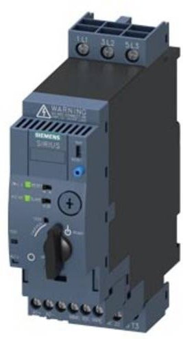 Siemens Direktstarter 3RA6120-1AB32 in Grau mit 0,4A Nennstrom und 0,09kW Motorleistung bei 400V - Bild 1