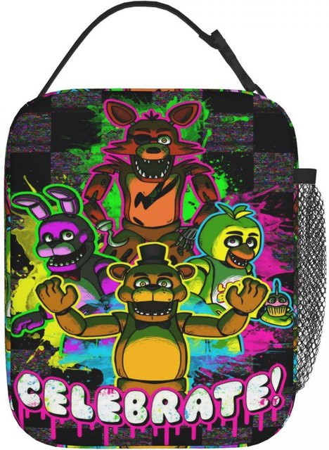 Fancy Style Studio Thermokühlbox FNAF Bei Freddys Lebensmittelbox in Schwarz und Multicolour - Bild 1