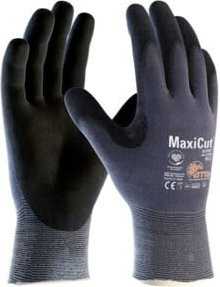 Schnittschutzhandschuhe ATG MaxiCut Ultra 44-3745 in Blau/Schwarz/Grau mit Nitrilbeschichtung nach EN 388 Kat.II Gr. 8 - Bild 1
