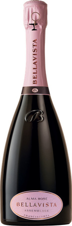 Bellavista Franciacorta Alma Gran Cuvée Rosé, Chardonnay, Italien, 0,75 l