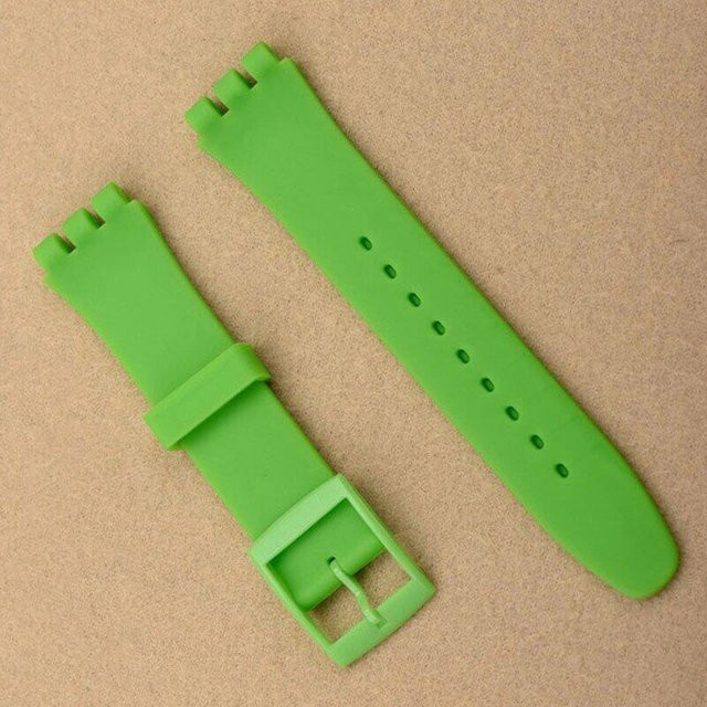 AVE Uhrenarmband Silikon, grün, Unisex - Bild 1