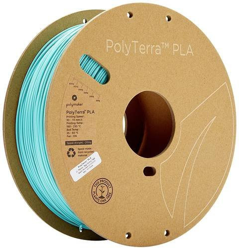 Polymaker PolyTerra PLA Filament 1,75 mm Hellblau 1000 g - Bild 1
