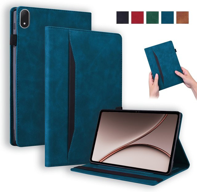 Luxuriöse Wallet-Stand-Flip-Schutzhülle für OnePlus Pad 4, 13,2 Zoll, Farbe: Grün - Bild 1